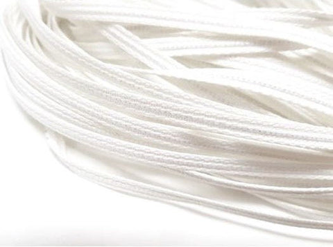 Flexible Fabric Covered Wires, Free Shipping, Face Mask Making Nose Wires, Craft Wires - White or Black - 20 yards