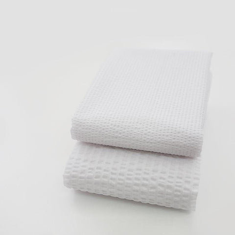White Cotton Seersucker, Ripple Fabric, Quality Korean Fabric, Summer Fabric, Lightweight Fabric - By the Yard /26778