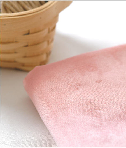 1 mm Smooth Cuddle Minky Fabric Peach Pink per Yard 49307 / 58980