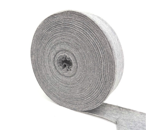 Cotton Jersey Knit Bias Tape / 40 yards per Roll / 4 cm wide (1.57 inches) - By the Roll