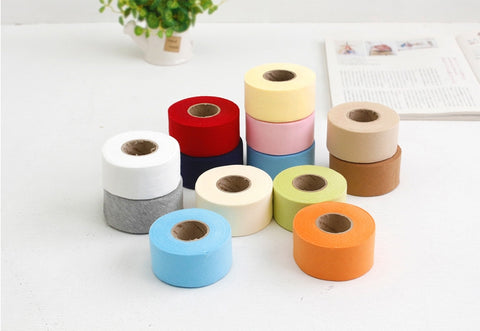 Cotton Knit Bias Tape, 4 cm Wide, 13 Colors, Sewing Notions, Quality Korean Fabric, 10 Yards, By the Roll /37976