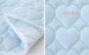 Hearts Quilted Cotton Fabric, Heart Shaped Quilting, 59" Wide, Quality Korean Fabric - By the Yard