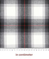 Black and White Plaid Cotton Fabric - By the Yard GJ 56378
