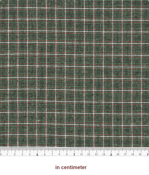 Checkered Cotton Blend Fabric, By the Yard GJ 56371