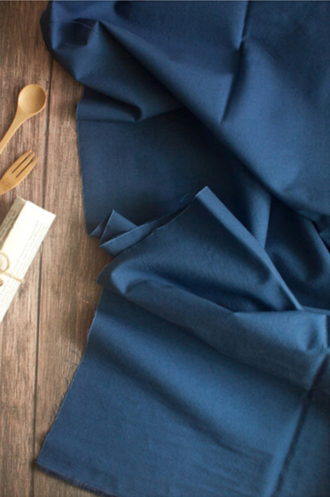 Soft Pre-Washed Cotton Fabric, Solid Cotton Fabric - In 10 Colors - 59" Wide - By the Yard /25207