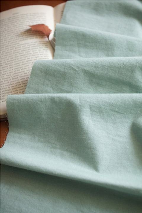 Soft Pre-Washed Cotton Fabric, Solid Cotton Fabric - In 10 Colors - 59" Wide - By the Yard /25207