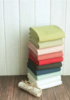 Soft Pre-Washed Cotton Fabric, Solid Cotton Fabric - In 10 Colors - 59" Wide - By the Yard /25207