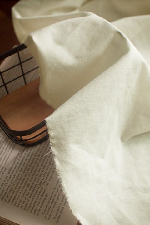 Soft Pre-Washed Cotton Fabric, Solid Cotton Fabric - In 10 Colors - 59" Wide - By the Yard /25207