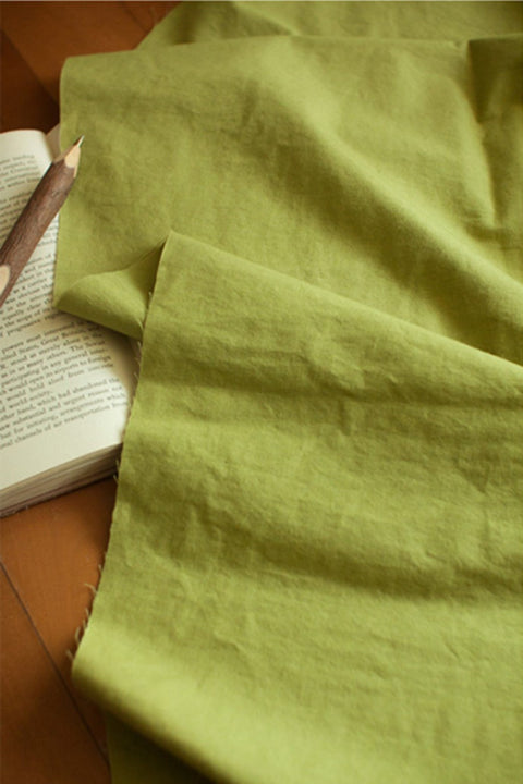 Soft Pre-Washed Cotton Fabric, Solid Cotton Fabric - In 10 Colors - 59" Wide - By the Yard /25207