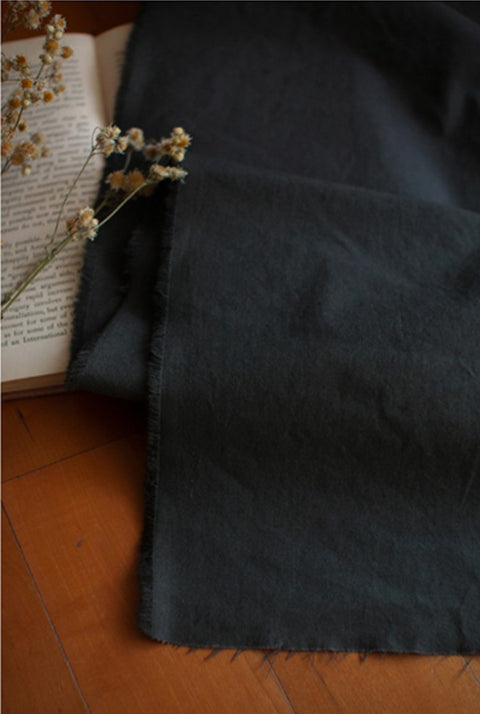 Soft Pre-Washed Cotton Fabric, Solid Cotton Fabric - In 10 Colors - 59" Wide - By the Yard /25207