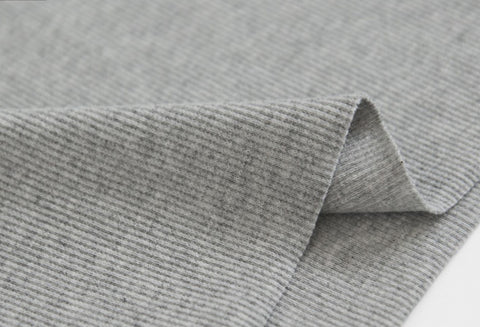 Ribbing Cotton Rib Knit Fabric - in 18 Colors - By the Yard /41263