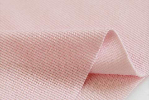 Ribbing Cotton Rib Knit Fabric, Binding Knit Fabric, Hem Fabric, Quality Korean Fabric - in 18 Colors  - 15 Inch Cut /41263