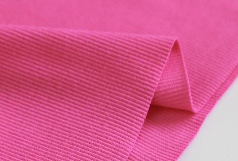 Ribbing Cotton Rib Knit Fabric - in 18 Colors - By the Yard /41263