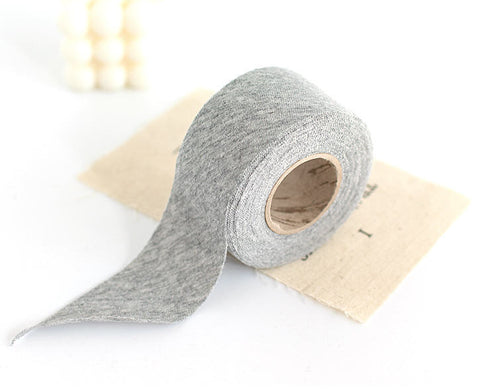 Cotton Knit Bias Tape, 4 cm Wide, 20 Colors, Sewing Notions, Quality Korean Fabric, 7 Yards, By the Roll - 50 /51440