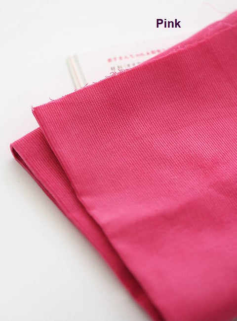 Pinwale Cotton Corduroy - Pink, Indi Pink, Red, Wine, Plum, Purple - Fine Wale Corduroy, Quality Korean Fabric By the Yard /80358