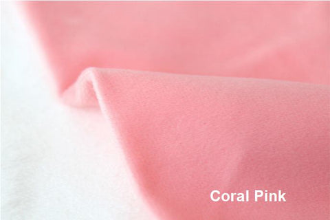 1 mm Smooth Cuddle Minky Fabric, Solid Minky Fabric, 22 Colors, Fabric By the Yard