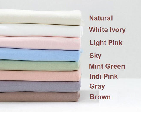 Organic Cotton Knit Fabric, GOTS Certified, 8 Colors, By the Yard /20914