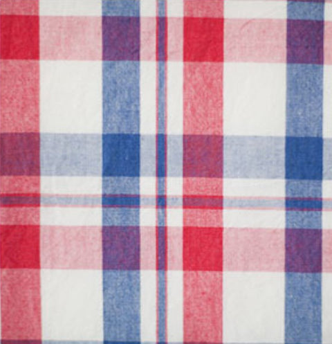 Wide Check Cotton Fabric, Plaid Cotton Fabric, Yarn Dyed, Prewashed Cotton Fabric, Quality Korean Fabric - Fabric By the Yard /43534