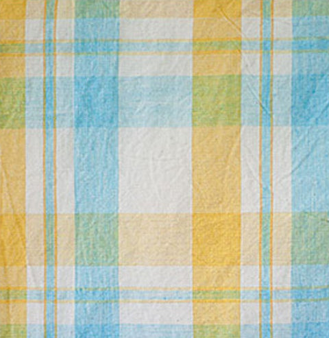 Wide Check Cotton Fabric, Plaid Cotton Fabric, Yarn Dyed, Prewashed Cotton Fabric, Quality Korean Fabric - Fabric By the Yard /43534