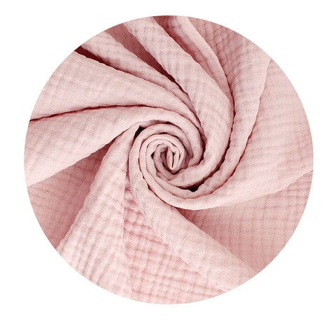 Organic Cotton Gauze Wrinkled, Triple Layers, 4 Colors, Crinkle Gauze By the Yard /26198