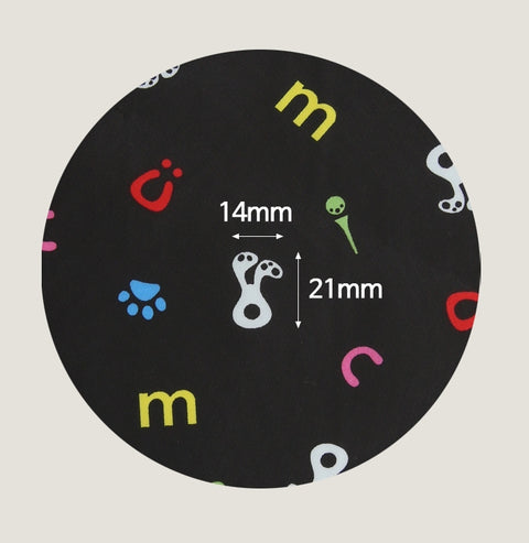 Paws Waterproof Fabric, Quality Korean Fabric By the Yard /53203