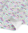 Cats and Flowers Cotton Fabric, Digital Printing - Fabric By the Yard /54351