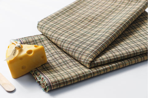 Checkered Cotton Blend Fabric, By the Yard GJ 56371