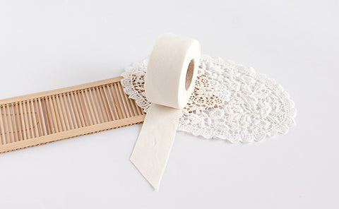 Organic Cotton Knit Bias 4 cm Wide, 8 Colors, 7 Yards, Quality Korean Fabric, By the Roll /56106 - 65