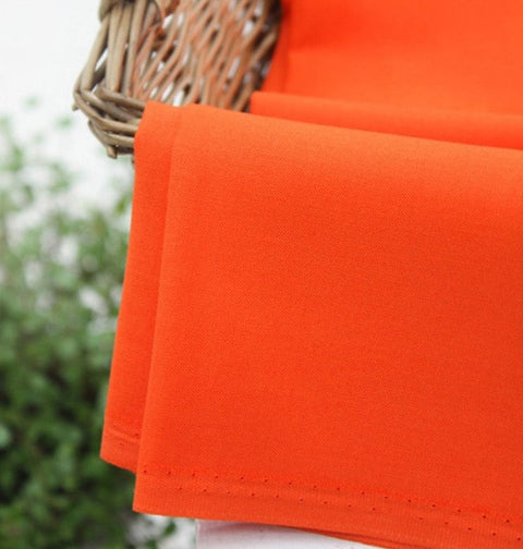High Quality Solid Cotton Fabric - Yellow, Orange or Violet - By the Yard /34421