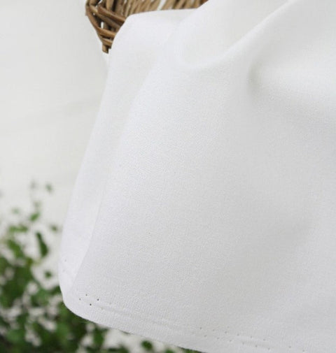 High Quality Solid Cotton Fabric - White Series in 4 Colors - By the Yard /34424