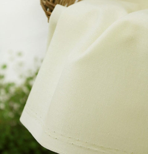 High Quality Solid Cotton Fabric - White Series in 4 Colors - By the Yard /34424