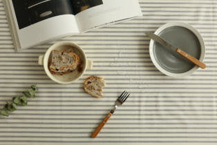 Laminated Cotton Fabric - Modern Lines - By the Yard /84969