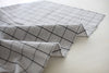 Gray Plaid Cotton Fabric, Yarn Dyed Fabric, Wide Fabric - 63 Inches Wide - Fabric By the Yard 99306