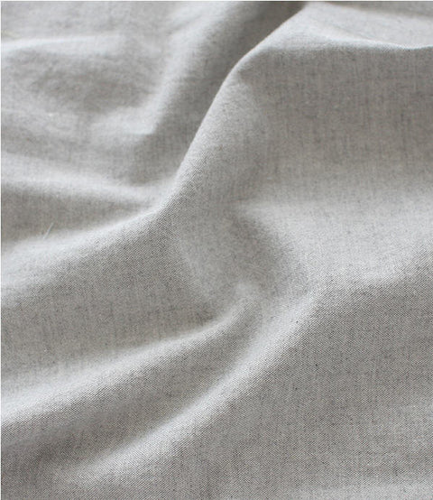Solid Gray Cotton Fabric, Yarn Dyed Fabric, Wide Fabric - 63 Inches Wide - Fabric By the Yard 92533