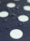 Waterproof Fabric 2.7 cm White Dots on Navy - By the Yard 89611