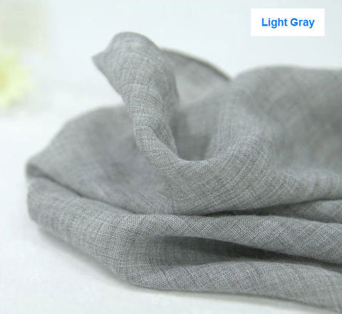 Soft Cotton Blend Gauze Fabric, Washing Gauze, Gray Gauze, Brown Gauze - 57 Inches Wide - By the Yard / 86293