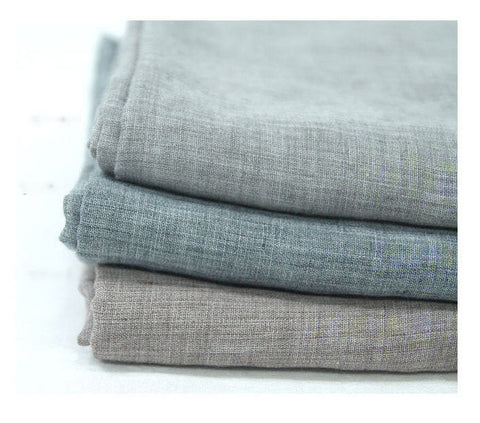 Soft Cotton Blend Gauze Fabric, Washing Gauze, Gray Gauze, Brown Gauze - 57 Inches Wide - By the Yard / 86293