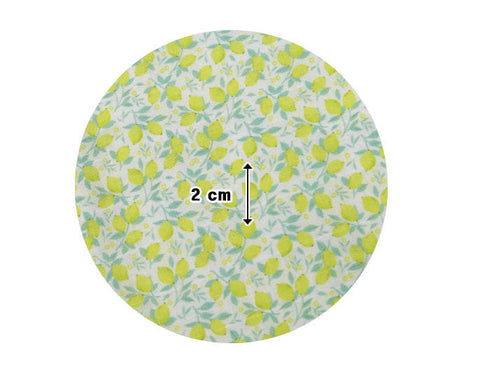 Lemons Cotton Double Gauze Fabric - 59 Inches Wide - By the Yard 92521
