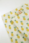 Pineapples Cotton Double Gauze Fabric - 59 Inches Wide - By the Yard 92518