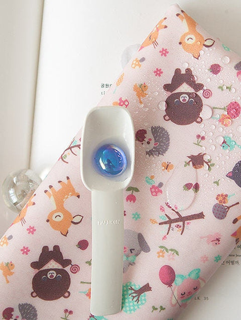 Laminated Cute Animals Cotton Fabric - Baby Pink - By the Yard 92575