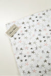 Stars Cotton Double Gauze Fabric - 59 Inches Wide - By the Yard 92503