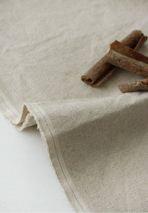 Linen Blend Fabric, Natural Color Linen - Fabric By the Yard 92761