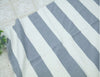 Gray Stripes Cotton Fabric, Gray Fabric, Washing Cotton - Fabric By the Yard 83340
