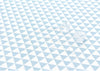 Waterproof Fabric, Light Blue Triangles, Geometric - 59 Inches Wide - By the Yard 73536 GJ 387635-w