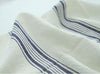 Navy Stripe Cotton Fabric, Washing Cotton, Yarn Dyed Cotton - Fabric By the Yard 92430 87840-1