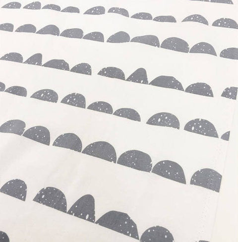 Half Moon Cotton Fabric, Quality Korean Fabric - Gray - By the Yard /93182