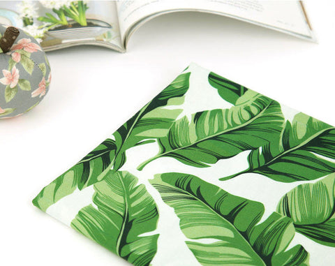 Green Leaves Cotton Fabric - By the Yard 101160