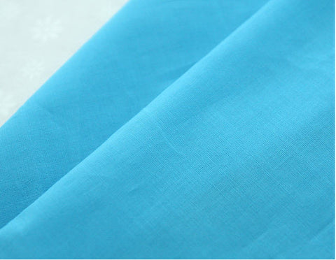 Semi-sheer Cotton Fabric, Mint Blue Fabric, Lightweight and Thin - 51 Inches Wide - By the Yard 101076