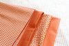 Orange Cotton Fabric, Flowers, Polka Dots, Plaid or Solid - By the Yard 100404