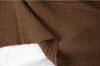 Brown Wrinkled Cotton Gauze, Double Gauze, Brown Gauze, Crinkle Gauze, Yoryu Gauze - 59" Wide - By the Yard 99212